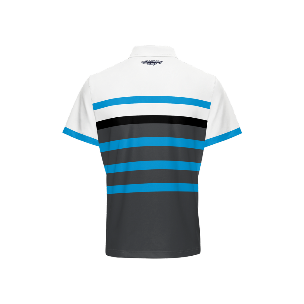 Blue Striped Polo