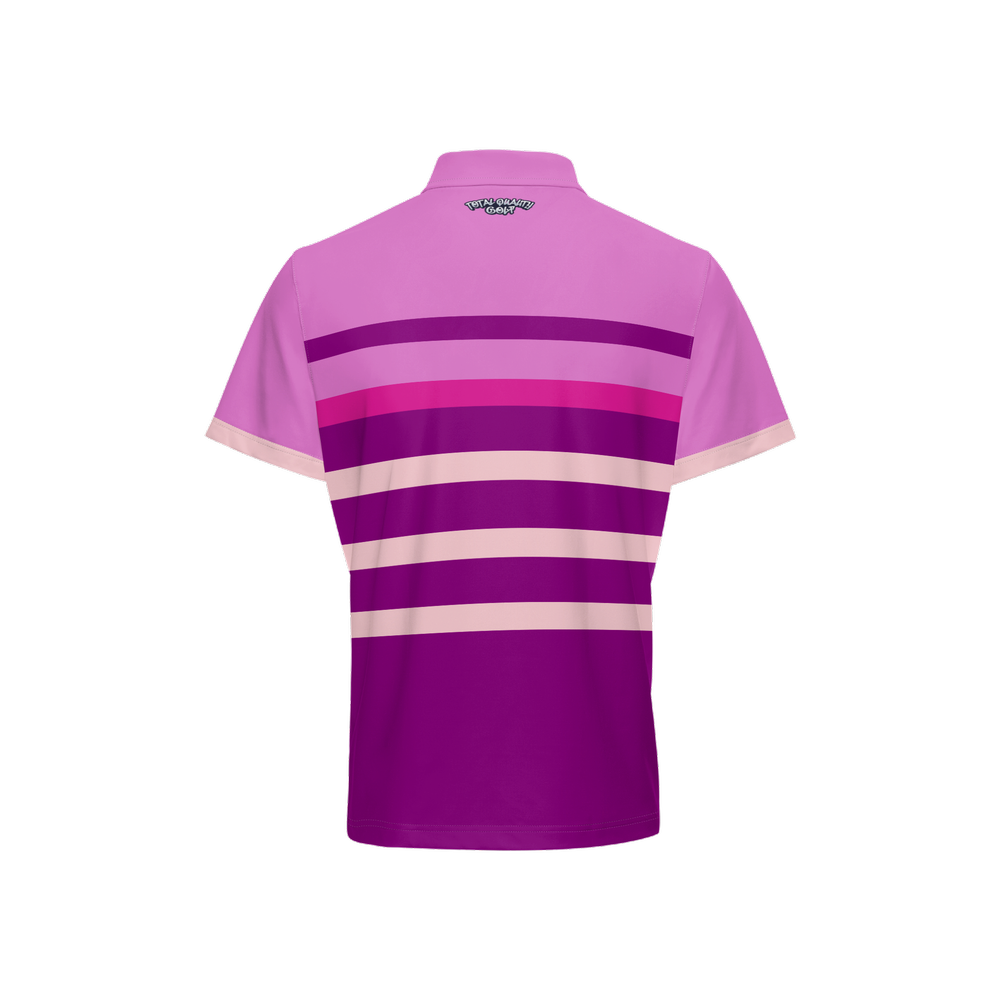Purple Striped Polo